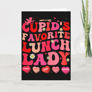 Cupids Favourite Lunch Lady Cafeteria Worker Valen Card
