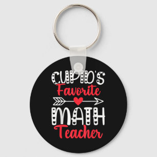 Cupids Favourite Math Teacher Mathematics Valentin Key Ring