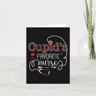Cupid's Favourite Nurse Valentine Day Nursing Medi Card