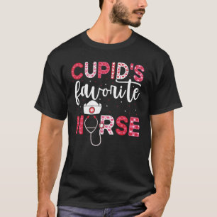 Cupid's Favourite Nurse Valentines Day Medical Nur T-Shirt