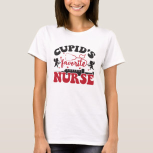 Cupid's Favourite Nurse, Valentine's Day Nurse T-Shirt