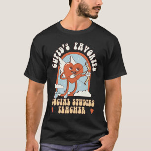 Cupid's Favourite Social Studies Teacher Teacher C T-Shirt