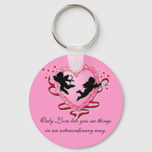 Cupids Heart Key Ring