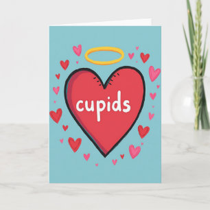 Cupids Heart Romantic Love Card