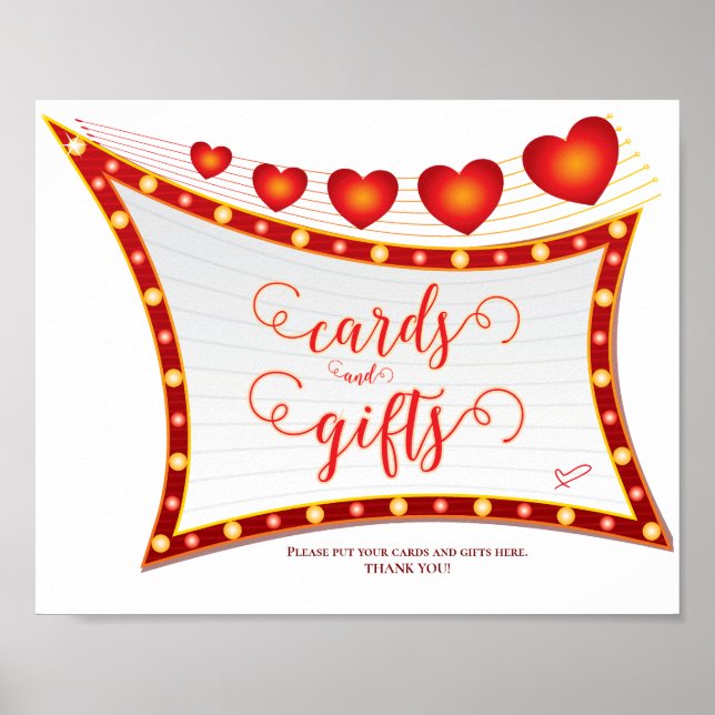Cupid's Secret Valentine Baby Shower Cards & Gifts Poster (Front)