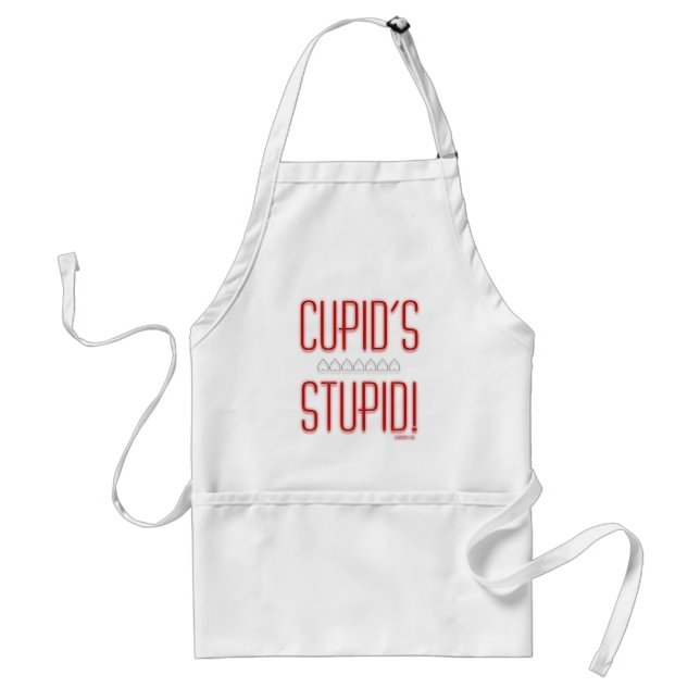 Cupid's Stupid! Standard Apron (Front)