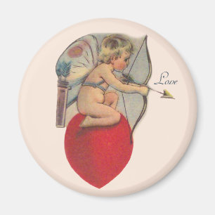Cupids Valentine Message Magnet
