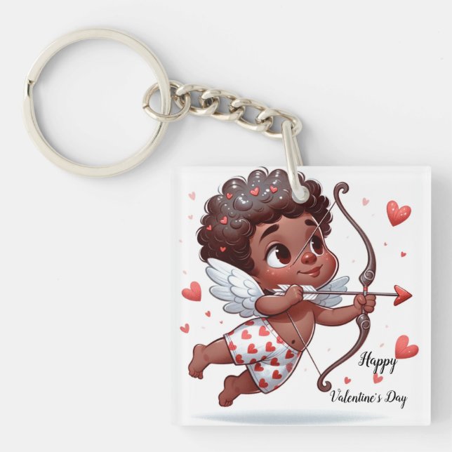 Cupid's Valentine's Day Key Ring (Front)