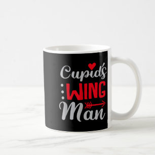Cupids Wingman Cute Valentines Day Matchmaker Arro Coffee Mug