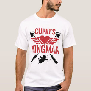 Cupid's Wingman Cute Valentine's Day T-Shirt