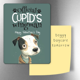 Cupid's Wingman... Valentine from the dog fridge Magnet