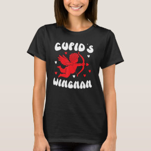 Cupid's Wingman Valentines Day Hearts Day Cupid Lo T-Shirt