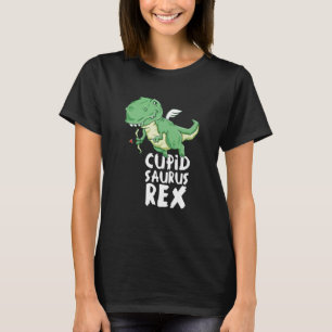 Cupidsaurus Rex Dinosaur Rex Dino Love Valentines  T-Shirt
