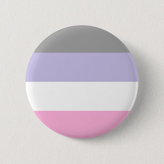 Cupioromantic Pride Flag  6 Cm Round Badge (Front)