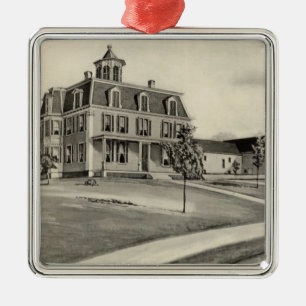 Cupola Farm Metal Ornament