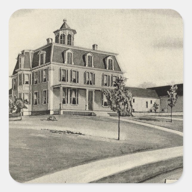 Cupola Farm Square Sticker (Front)