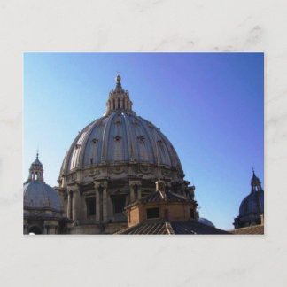 Cupola of St. Peters church - Postcard