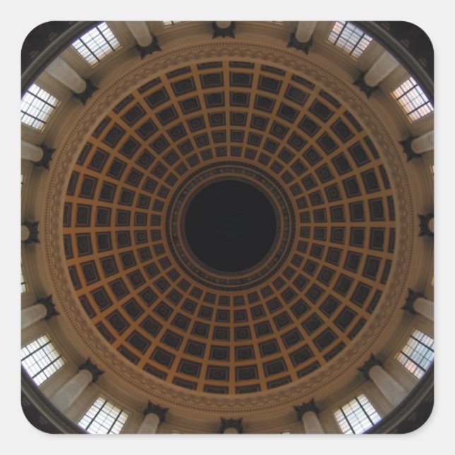 cupola square sticker (Front)