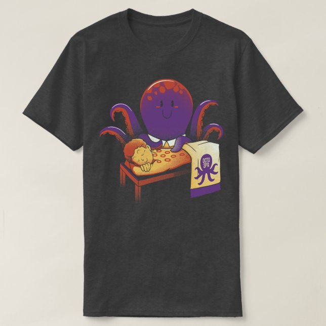 Cupping Therapy Octopus Massage  T-Shirt (Design Front)