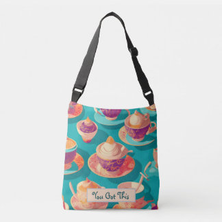Cups and Saucer Student  Crossbody Bag