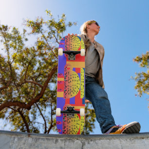 Cups + Primary Colours Skateboard