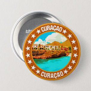 Curaçao 7.5 cm round badge