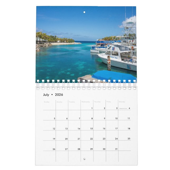 Curacao Calendar 2020 (Jul 2026)