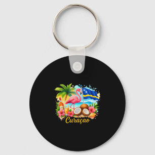 Curacao Caribbean Islands Travel Girls Trip Vacati Key Ring