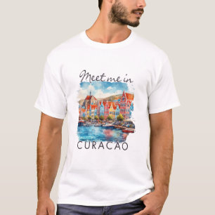 Curacao Caribbean Islands Travel Trip Meet Me In C T-Shirt