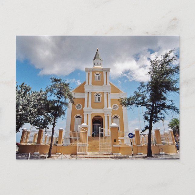 Curacao church postcard (Front)