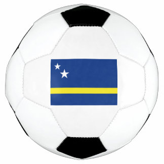 Curacao Country Vacation Flag National Patriotic Soccer Ball