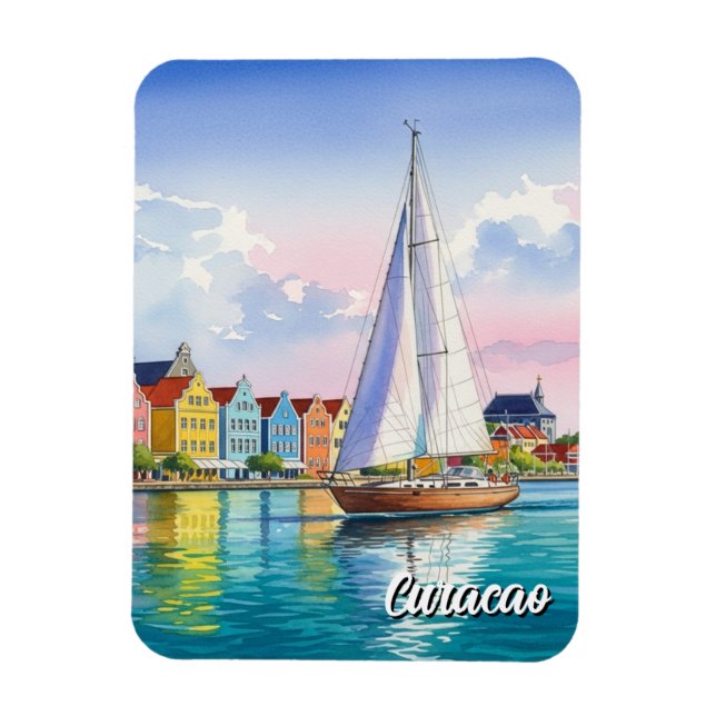 Curacao Dutch Caribbean Magnet (Vertical)