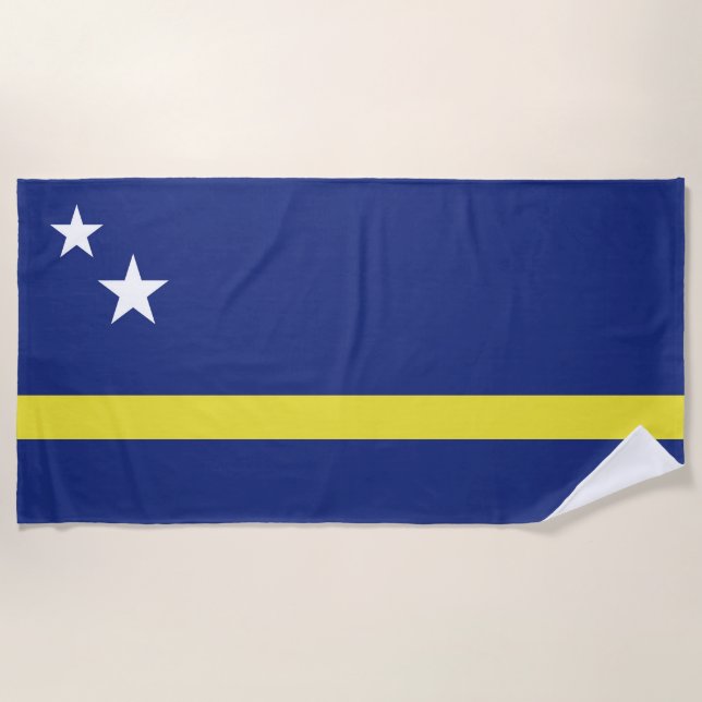 Curaçao flag beach towel (Front)