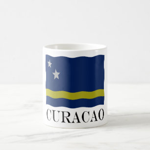 Curacao flag coffee mug
