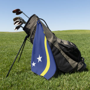 Curaçao flag golf towel