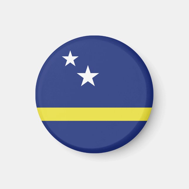 Curaçao flag magnet (Front)