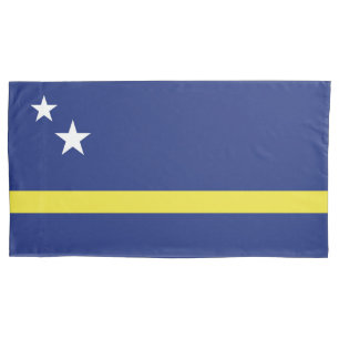 Curaçao flag pillowcase