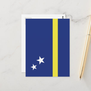 Curaçao flag postcard
