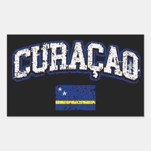 Curaçao Flag Rectangular Sticker