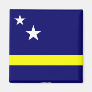 Curacao flag souvenir magnet