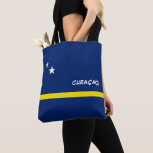 Curaçao Flag with customisable text Tote Bag