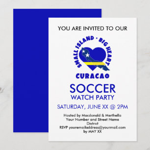 Curaçao Football SOCCER WATCH PARTY Invitation