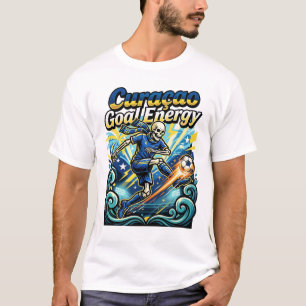 Curaçao Goal Energy Skeleton Striker Nations Bold T-Shirt
