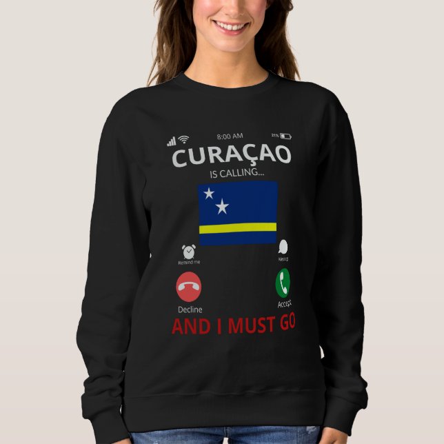 Curacao Is Calling Sweatshirt (Front)