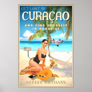 Curacao Lesser Antilles Oranjestad West Indies Poster
