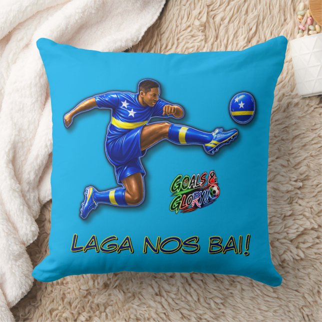 Curacao Let's Go Cushion (Blanket)