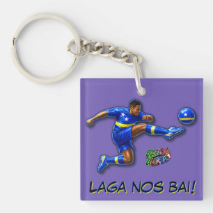 Curacao Let's Go Key Ring