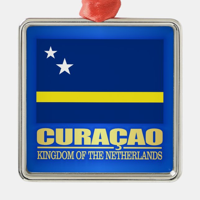 Curacao Metal Ornament (Front)