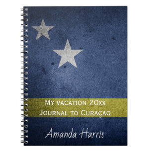 Curacao national Flag Vacation Journal