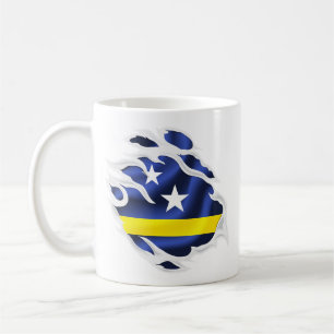 Curaçao Ripped flag Coffee Mug